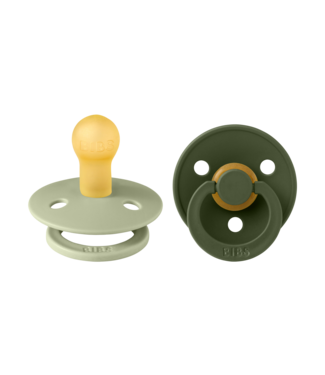 BIBS Colour speen latex 2 pack - Sage/Hunter green