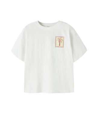 Name it Shirt met backprint - Bright white