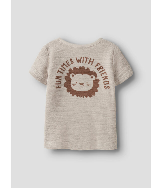 Name it baby 13255867 - NBMHORIZON SS TOP - Chateau Gray