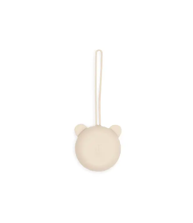 Jollein Siliconen Speenhouder Ø7cm - WARM SAND