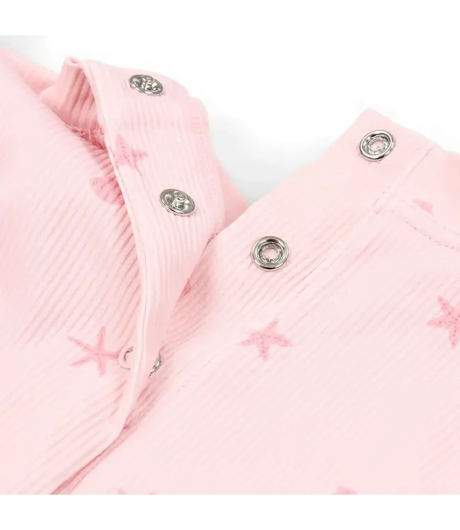 Little Dutch Badpak lange mouw - UPF 40 - Roze - Dreamy Seashells CL26030656