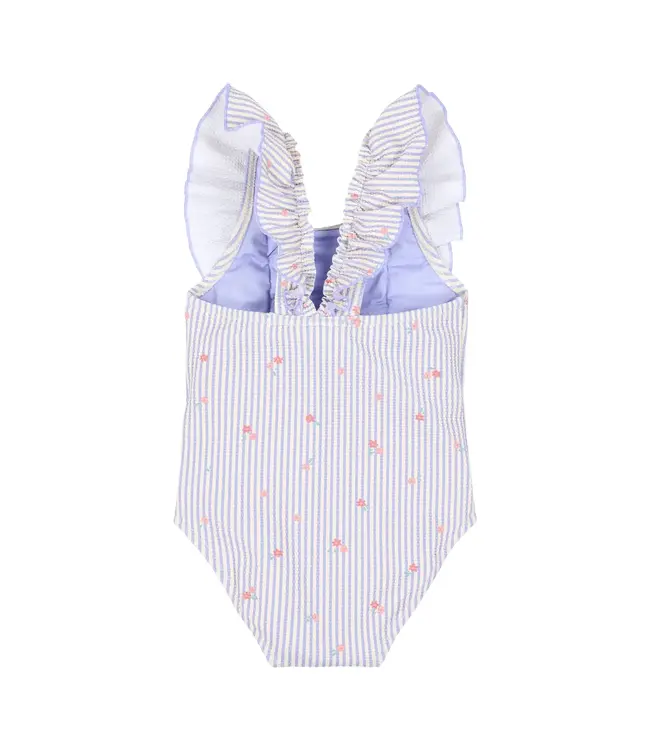 Little Dutch Badpak - Paars - Dreamy Stripes  CL26030714