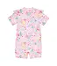 Little Dutch Zwempak korte mouw - Roze - Dreamy Mermaid CL26030214