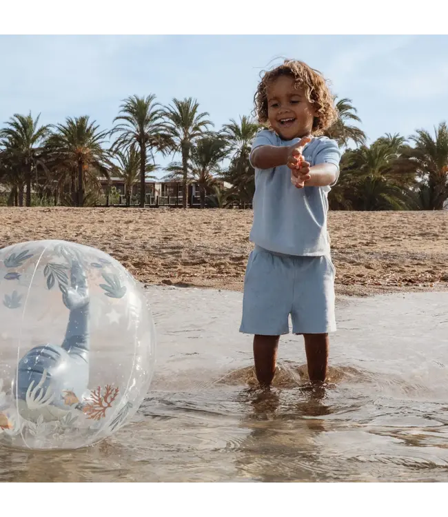 Little Dutch Shirt en short set - Blauw CL26031401