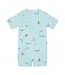 Little Dutch Zwempak korte mouw - Groen - Ocean Friends CL26030206