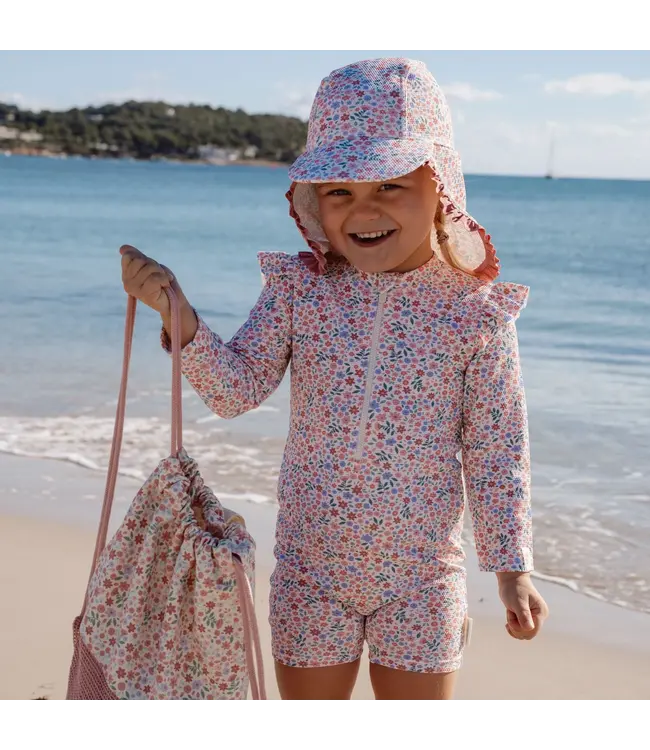 Little Dutch Zwempak lange mouw - UPF 40 - Dreamy Flowerfield CL26030