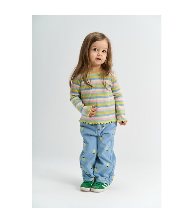 The New TNST6730 TNSTSaja Regular Fit Jeans Light Blue Denim EMB