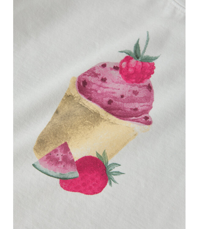 Name it mini 13259692 - NMFJOVINAS SS TOP - Bright White