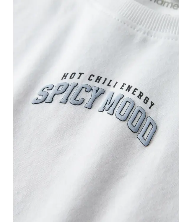 Name it mini NMMHUGHE SS NREG TOP 13255656 bright white