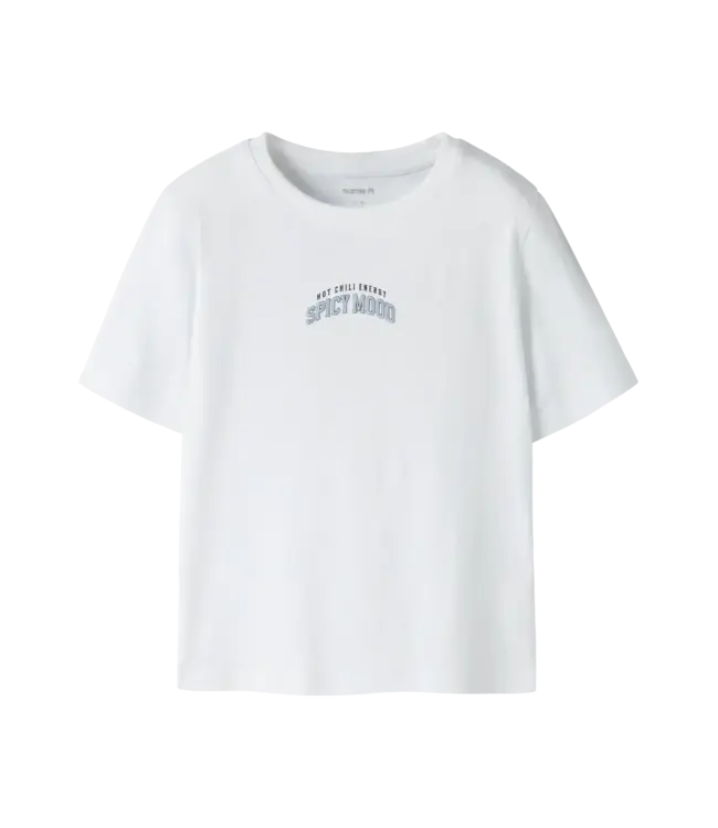 Name it mini NMMHUGHE SS NREG TOP 13255656 bright white