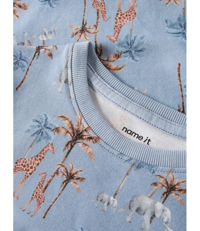 Name it mini NMMHARRY SS NREG TOP 13255379 Blue Fog
