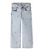 Name it mini 13250733 NMFROSE WIDE EMB JEANS 2633-FR NOOS Light Blue Bleached Denim