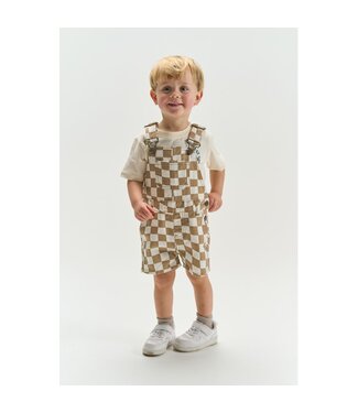 The New Jongens Salopette Geblokt