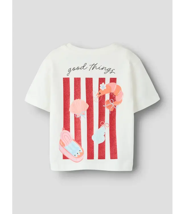 Name it mini NMFHILLA SS NREG TOP 13262159 Cloud Dancer