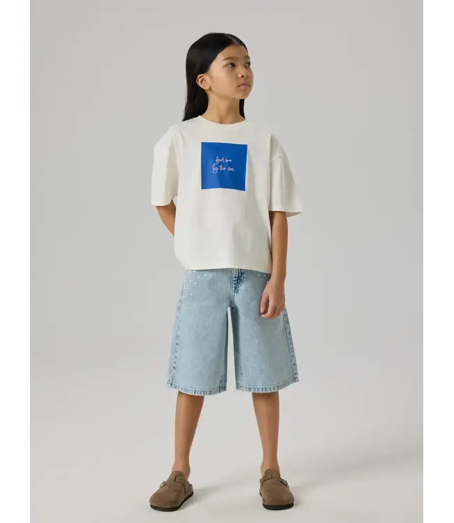 Name it 13260642 NKFBELLA DNM JORTS Light Blue Denim