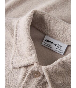 Name it mini NMMJARED SS NREG TERRY POLO 13256589 Chateau Gray