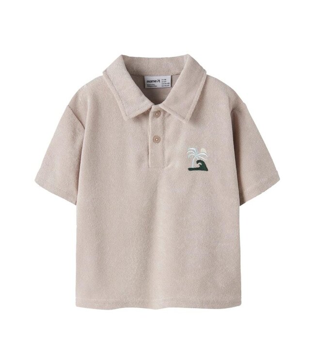 Name it mini NMMJARED SS NREG TERRY POLO 13256589 Chateau Gray