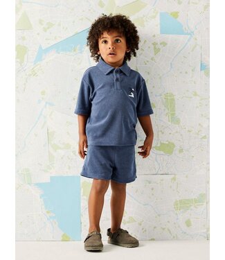 Name it mini NMMJARED SS NREG TERRY POLO 13256589 Vintage Indigo