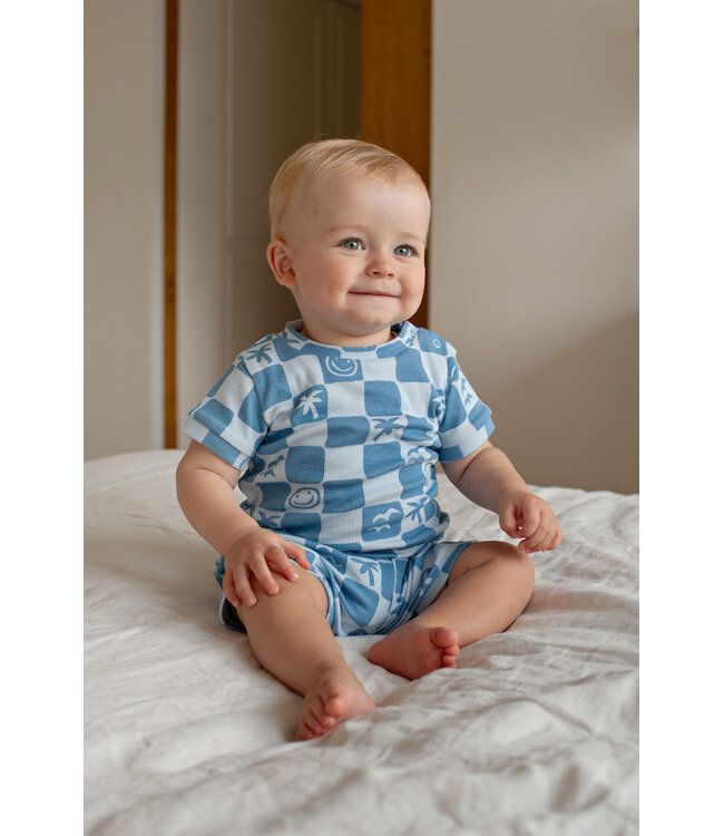 Feetje 50500092 Chase Check - Premium Summerwear by Feetje Blauw