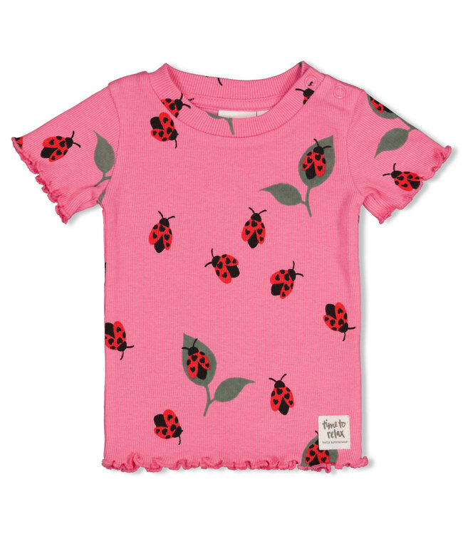 Feetje 505000952 Lily Ladybug - Premium Summerwear by Feetje Roze
