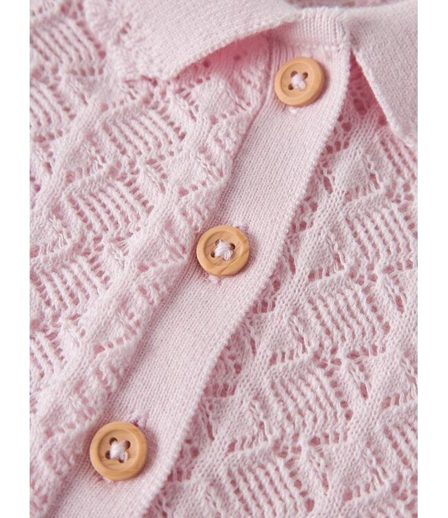 Name it baby NBFJENNY LS KNIT CARDIGAN 13256669 Cradle Pink