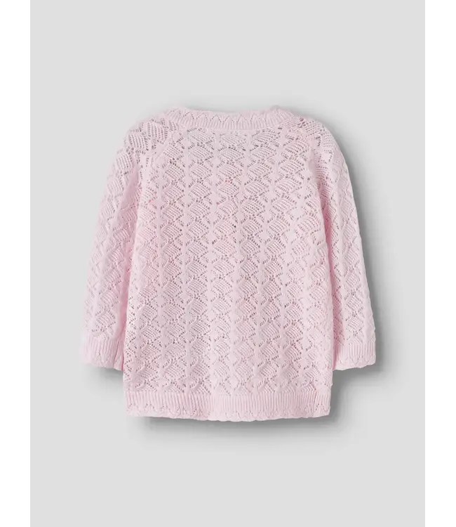 Name it baby NBFJENNY LS KNIT CARDIGAN 13256669 Cradle Pink