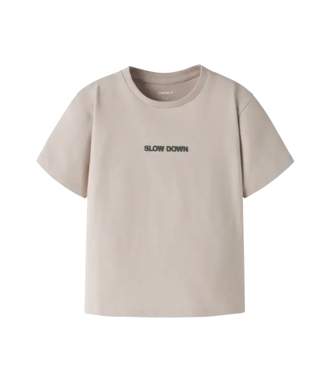 Name it mini NMMJAVES SS NREG TOP 13256577 Chateau Gray