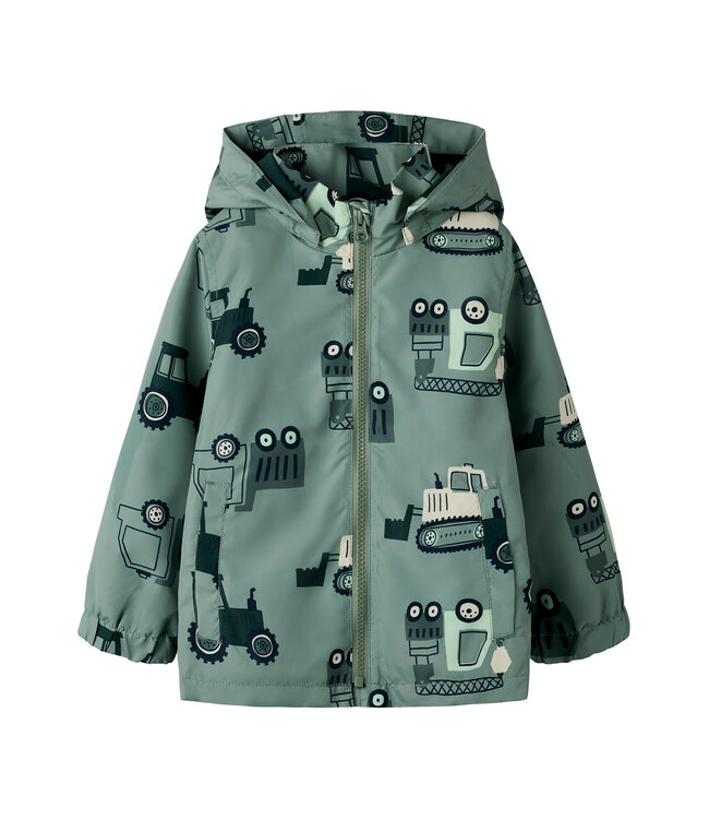 Name it mini 13251603 - NMMMAX JACKET LI AOP - Chinois Green