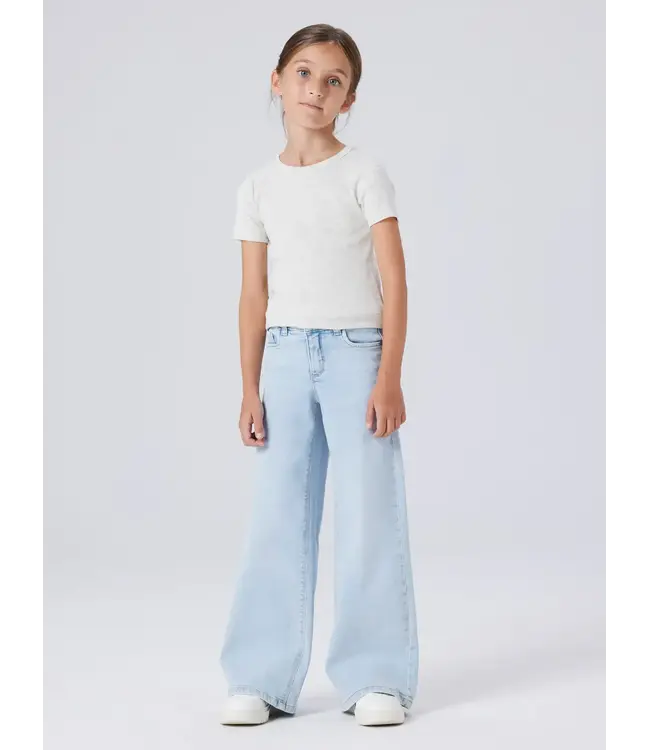Name it 13248811 NKFPOLLY X-WIDE JEANS 3057-FR NOOS Light Blue Denim