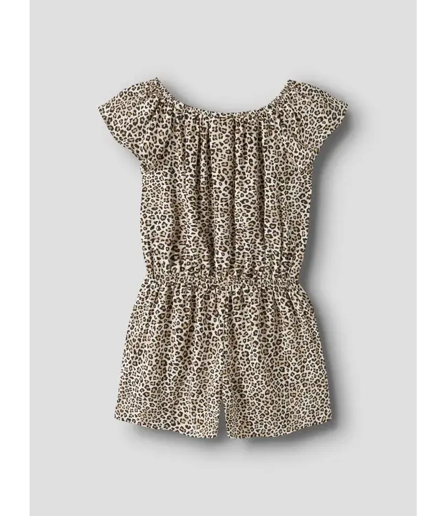 Name it mini NMFVINAYA SS PLAYSUIT 13218322 Turtledove LEOPARD