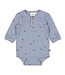 Feetje 50200258 Romper rib AOP - Blue Ocean Blauw melange