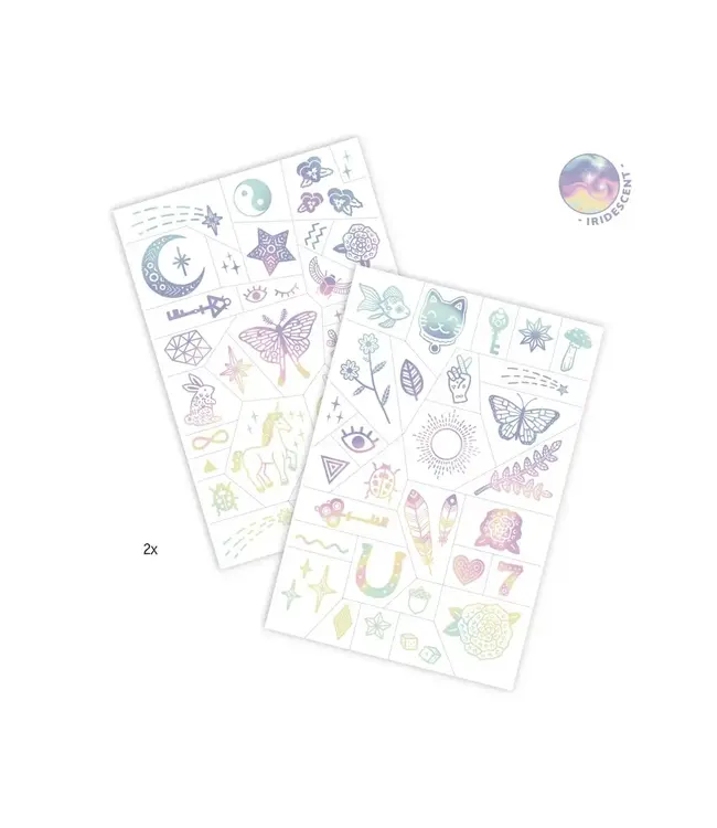 DJECO Lucky charms tattoos 2 vellen +50 tattoeages 3+ jaar