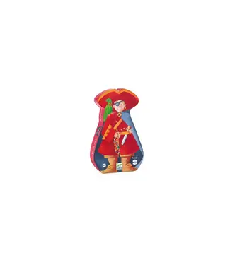 DJECO Silhouette puzzle the pirate and his treasure - (36 stukjes)