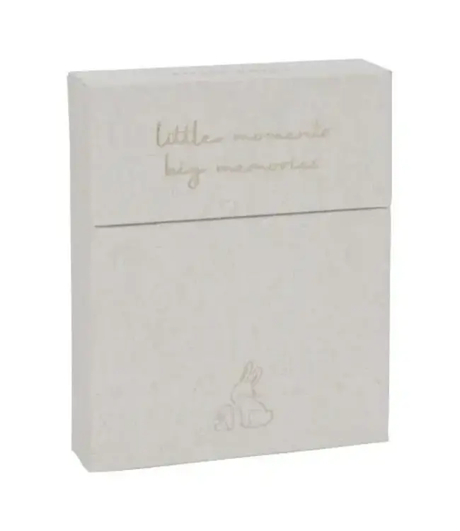 Little Dutch Mijlpaal kaarten - Beige - Baby Bunny - EN