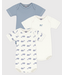 Petit Bateau Setje body'korte mouw walvisprint