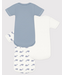 Petit Bateau Setje body'korte mouw walvisprint