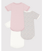 Petit Bateau Setje body'korte mouw walvisprint A0GYK