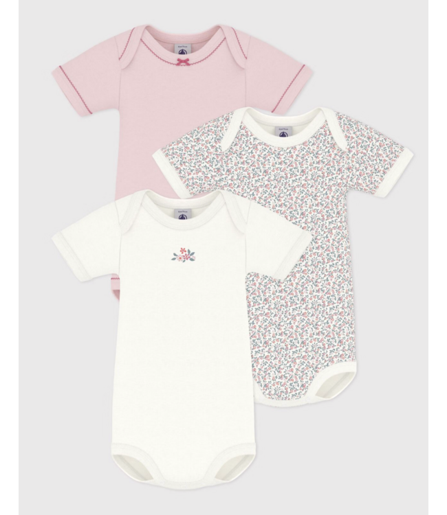 Petit Bateau Setje body'korte mouw walvisprint A0GYK