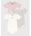 Petit Bateau Setje body'korte mouw walvisprint A0GYK