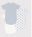 Petit Bateau 3 cross-over ROMPERTJES korte mouw  A0GHM