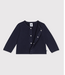 Petit Bateau Copy of Gebreid katoenen vestje in ribbelsteek