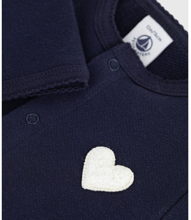 Petit Bateau Copy of Gebreid katoenen vestje in ribbelsteek