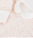 Petit Bateau Boxpak ZIPPE A0GOE MARSHMALLOW/MULTICO