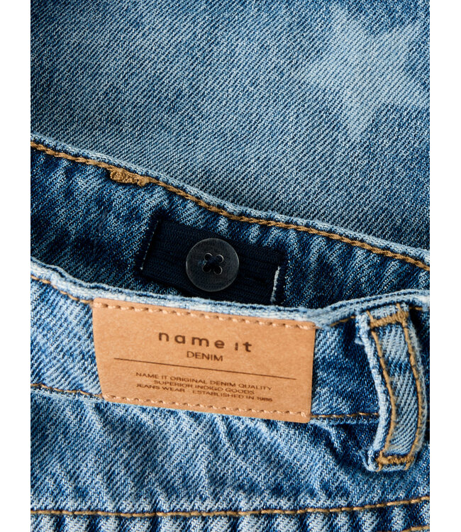Name it 13252164 NKFROSE HW MOM LASER DNMSHORTS 2225-AC F Medium Blue Denim LASER