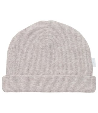 Noppies Rib muts Nevel 14n5011 taupe melange