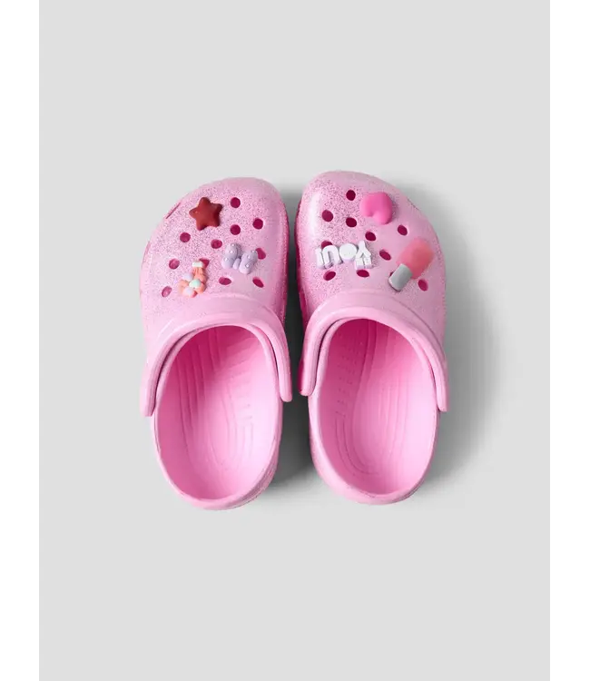 Name it 13263283 NKNFAME CLOGS NOOS Begonia Pink Glitter
