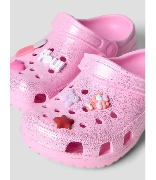 Name it 13263283 NKNFAME CLOGS NOOS Begonia Pink Glitter