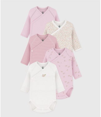 Petit Bateau 5 rompers NAISS ML A0GEK variante 1