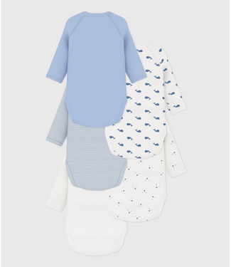 Petit Bateau 5 rompers NAISS ML A0GEN variante 1
