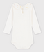Petit Bateau Romper ML COLLERETTE A0GWZ MARSHMALLOW